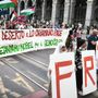 &quot;Trump e Netanyahu Nobel per il genocidio&quot;: partita la manifestazione da Porta Nuova [FOTO]