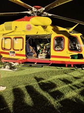 Grave incidente a Sant'Antonino di Susa: un ventenne portato in codice rosso al Cto con l'elisoccorso