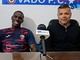 Calcio, Vado. Sorriso doppio in conferenza stampa per il ds Mancuso e Enock Barwuah: &quot;Abbiamo di nuovo dimostrato il valore della nostra squadra&quot; (VIDEO)