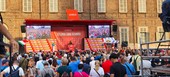 I ciclisti della Vuelta sfilano in Piazza Castello. Ganna: &quot;A Torino dovevo esserci&quot;