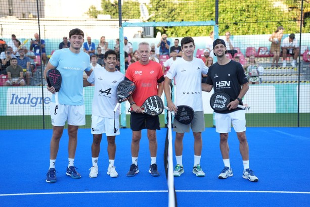 Sanremo Padel Tour Finals, giornata da sold out: i big mondiali incantano il pubblico, sugli spalti le star del calcio  (Foto)