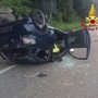 Varese, auto si ribalta in via Peschiera: ferito un ragazzo di 19 anni