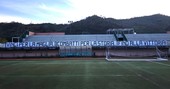 FOTONOTIZIA. Savona, la carica dei tifosi in vista del big match di Masone: &quot;Vinci per la maglia, combatti per la storia, fino alla vittoria!&quot;