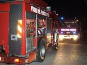 Incendio a Farigliano: notte di lavoro per i Vigili del Fuoco