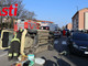 Incidente in via Torchio: un'auto si ribalta dopo l'impatto