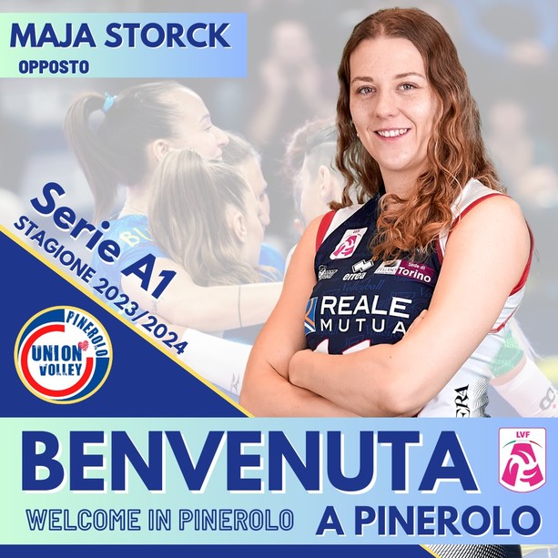 Volley A1/F: Maja Storck schiaccerà con la Wash4green Pinerolo