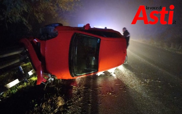 Drammatica notte di Halloween sulle strade Astigiane: ben tre auto ribaltate Drammatica notte di Halloween sulle strade Astigiane: ben tre auto ribaltate