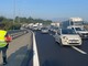 Incidente all'altezza dell'interscambio: tre veicoli coinvolti, traffico paralizzato sulla tangenziale