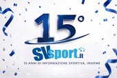 Buon compleanno Svsport! Il giornale sportivo della provincia di Savona compie 15 anni Buon compleanno Svsport! Il giornale sportivo della provincia di Savona compie 15 anni