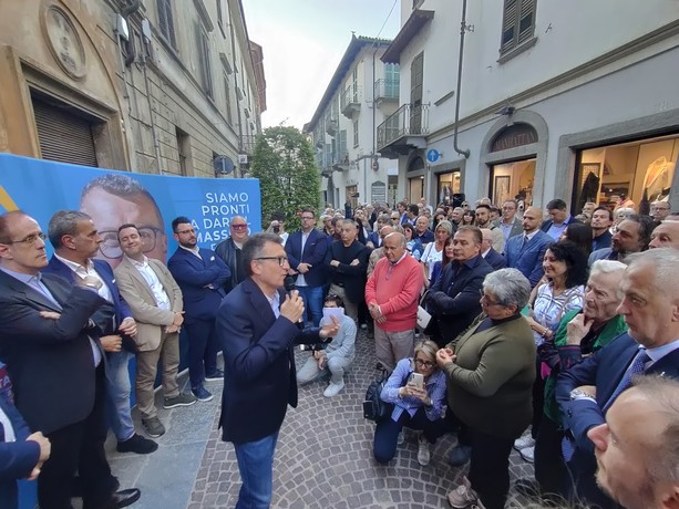 A Bra si è presentato il candidato sindaco Massimo Somaglia [FOTO E VIDEO]