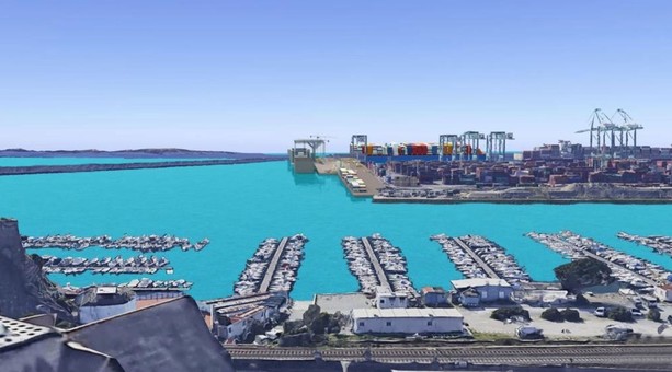 Cassoni al porto di Pra’, Maresca: “Per Genova la diga è l’opera del secolo, nessuna retromarcia”
