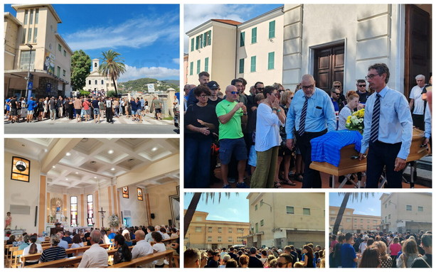Chiesa stracolma per l'ultimo saluto a Tiberio Camurri: applausi e tante persone per l'ultimo saluto (Foto e Video) Chiesa stracolma per l'ultimo saluto a Tiberio Camurri: applausi e tante persone per l'ultimo saluto (Foto e Video)