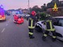 FOTO. Carambola sulla Varesina a Vengono Inferiore, quattro feriti e traffico in tilt