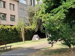 Savona, prime tende e bivacchi abusivi del weekend sulle spiagge e nei parchi cittadini