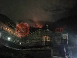 Incendio boschivo a Ormea, fiamme nella notte: intervento dei soccorsi, situazione sotto controllo