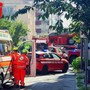 Grave incendio in un alloggio di corso Matteotti