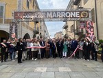 Taglio del nastro della 27ª Fiera del Marrone. La numero 28, il prossimo anno, sarà internazionale [FOTO]