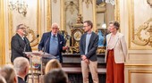 Il Giardino Serre de la Madone premiato al Senato di Parigi dalla Fondation Mérimée e dalla French Heritage Society Il Giardino Serre de la Madone premiato al Senato di Parigi dalla Fondation Mérimée e dalla French Heritage Society