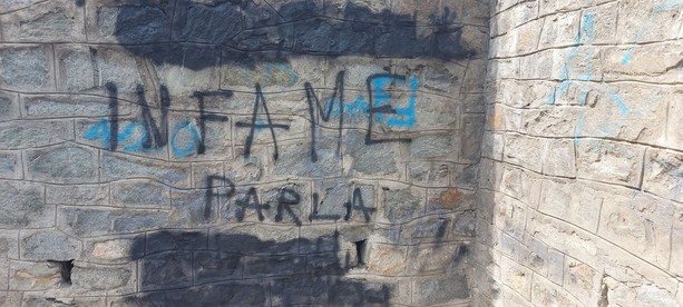 Vandali in azione a Villar Perosa nel fine settimana