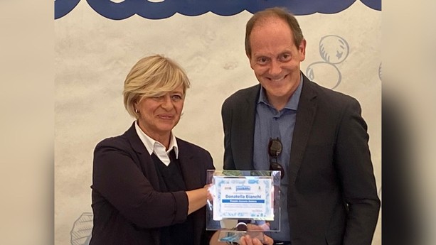 Premio Azzurro a Donatella Bianchi: “Il mare è futuro, ma serve responsabilità” (FOTO e VIDEO)