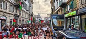 Dodici ore dopo Torino ancora marcia per Gaza: nuovo corteo per le vie della città [FOTO]