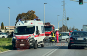 Cuneo: scontro tra due auto all'altezza del cimitero di San Rocco Castagnaretta, un ferito [FOTO]