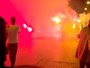 Bengala, fumogeni e fuochi d'artificio tra dehors e auto: è caos nella movida di Borgo Rossini  [VIDEO]