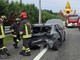 Schianto tra tre auto sull'Autolaghi, un ferito e disagi al traffico