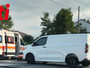 Viabilità paralizzata in corso Casale per un incidente tra moto e furgone