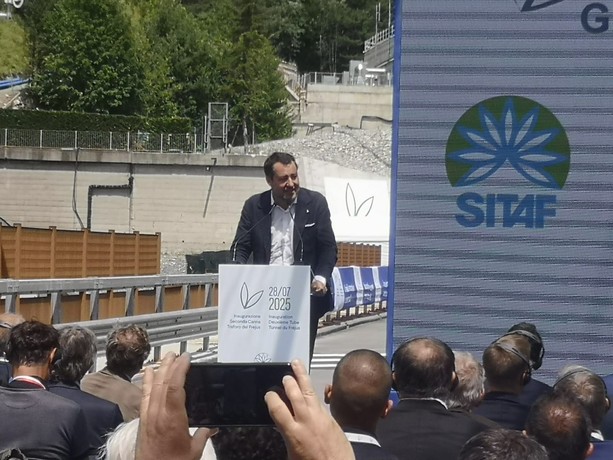 Da domani si potrà percorrere il Frejus &quot;raddoppiato&quot;. Salvini: &quot;Fare tunnel è un atto politico&quot;