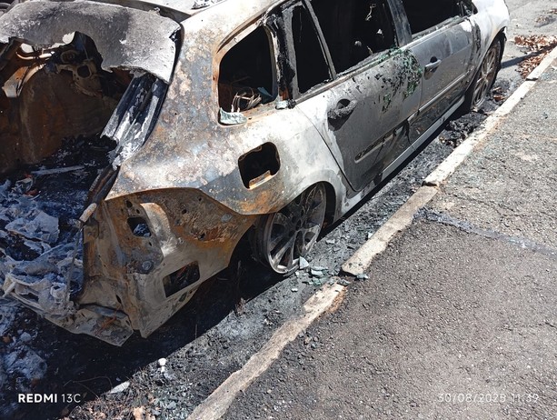 Due auto in fiamme al Regio Parco, paura per le ritorsioni tra abusivi