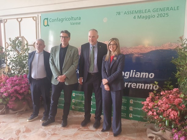 Confagricoltura, il presidente Brusa lancia davanti al ministro Giorgetti un «patto per la terra varesina»