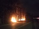 Vigone: in fiamme la chiesa diroccata di via Pancalieri [FOTO e VIDEO]