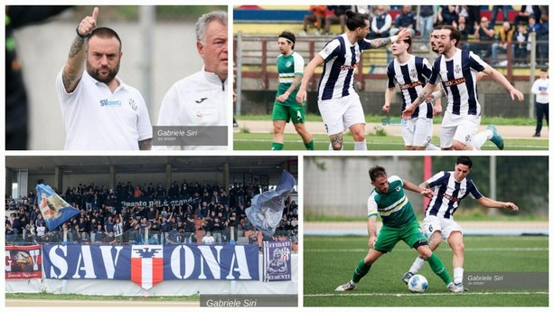 Calcio. Gli scatti della giornata biancoblu, il Savona torna a credere nell'Eccellenza dopo il 3-2 alla Prase (FOTOGALLERY)