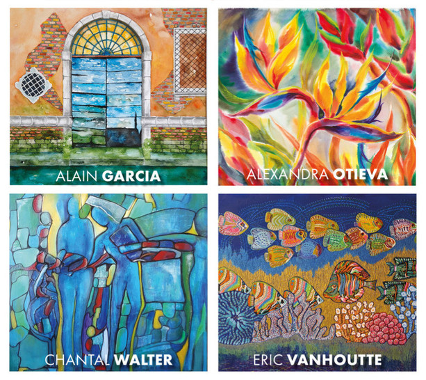 Mostra collettiva all’Espace Neptune di Saint-Jean-Cap-Ferrat con Alexandra Otieva, Chantal Walter, Eric Vanhoutte e Alain Garcia