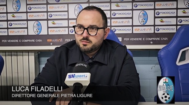 Calcio, Pietra Ligure. L'analisi del dg Filadelli: &quot;Avremo tempo per capire cosa non ha funzionato, ma contro il Celle è stata una grande partita&quot; (VIDEO)