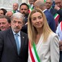 2 Giugno, Bucci e Salis in piazza Matteotti: &quot;Giusto andare a votare per i referendum&quot;