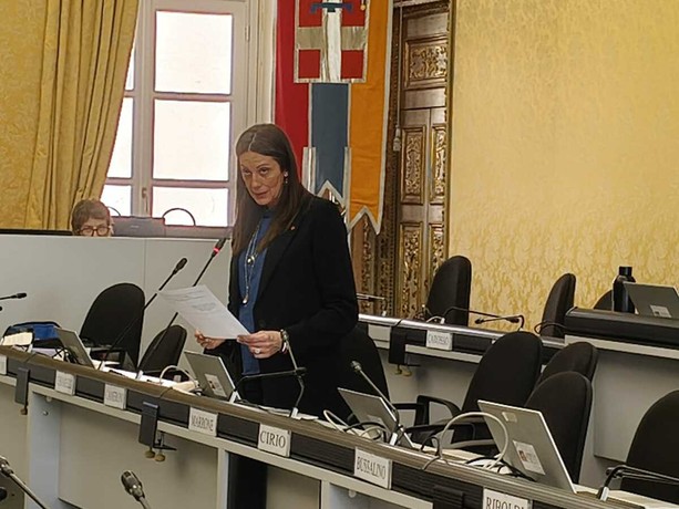Debutto per il neo-assessore Cameroni: "Giunta percepita distante, manterrò presenza costante con Consiglio" Debutto per il neo-assessore Cameroni: "Giunta percepita distante, manterrò presenza costante con Consiglio"