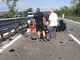 Gravissimo incidente sulla tangenziale di corso Savona verso l'autostrada Gravissimo incidente sulla tangenziale di corso Savona verso l'autostrada