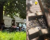 Le grigliate abusive e i falò davanti alla parrocchia, i cittadini: &quot;E' una vergogna&quot;