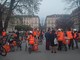 Sciopero dei rider di Justeat di Torino, in 70 fermi per protestare contro le condizioni di lavoro