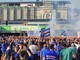 'Giù le mani dalla Sampdoria' centinaia di tifosi blucerchiati davanti alla sede del club a Corte Lambruschini (video)