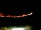 Incendio boschivo nella zona di Pian Frollero tra Val Pellice e Valle Po