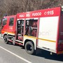 Fiamme sotto il castello vecchio di Barge: intervento in corso per un incendio di sterpaglie Fiamme sotto il castello vecchio di Barge: intervento in corso per un incendio di sterpaglie