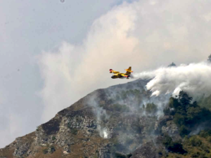Ancora in fiamme i boschi a monte di Valdieri, roghi domati a Peveragno e Ceresole d'Alba [FOTO E VIDEO]