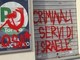 Rivendicate dalla &quot;Osa&quot; le scritte pro-Palestina tracciate sulla sede del Pd di via Dina