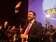 Salvini al Lingotto sulle note di "Vincerò", fuori lo striscione"Muori! Torino non ti vuole" Salvini al Lingotto sulle note di "Vincerò", fuori lo striscione"Muori! Torino non ti vuole"