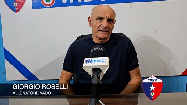 Calcio, Vado. Bicchiere mezzo pieno per Roselli: &quot;Nei primi 20 minuti avremmo dovuto trovare il gol, è normale che i meccanismi non siano oliati&quot; (VIDEO)