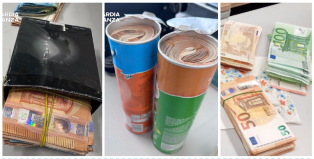 Traffico di valuta a Malpensa, in tre mesi intercettate banconote per oltre 6 milioni di euro: i soldi nascosti anche nelle patatine
