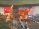 Camion in fiamme lungo l’A21, vigili del fuoco mobilitati tra Villanova e Asti